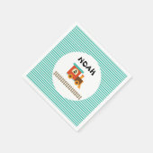 Train Birthday Party for Little Kinderen Servet (Hoek)