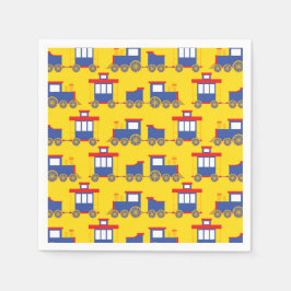 Train Birthday Party Servet