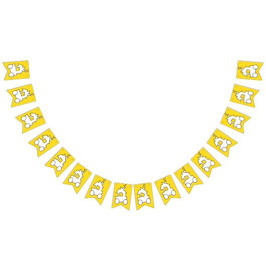 Train Birthday Party Vlaggetjes (Alle)