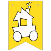 Train Birthday Party Vlaggetjes (Tweede vlag)