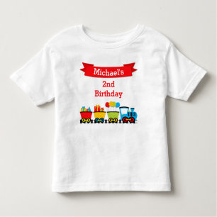 Train Birthday T-shirt Toddler Kind