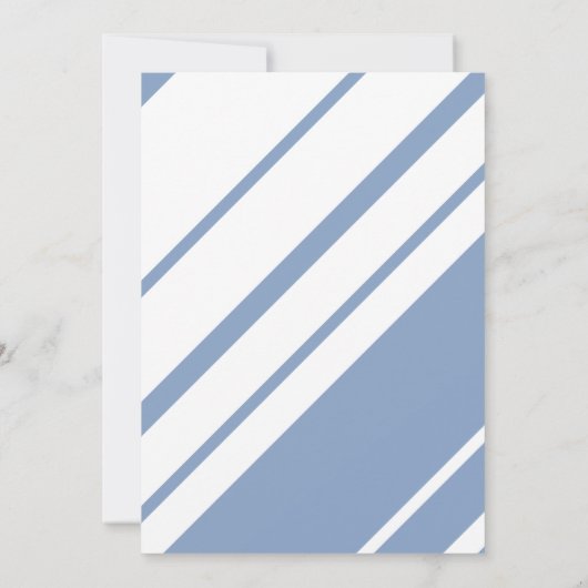 Train Blue Balloons Boy Whimsical Baby shower Bedankkaart (Achterkant)