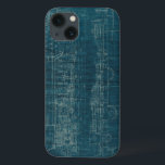 Train Blueprint I iPhone 13 Hoesje<br><div class="desc">Huis decor</div>