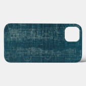 Train Blueprint I Case-Mate iPhone Case (Achterkant (horizontaal))