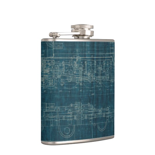 Train Blueprint I Heupfles (Rechts)