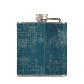 Train Blueprint I Heupfles (Achterkant)