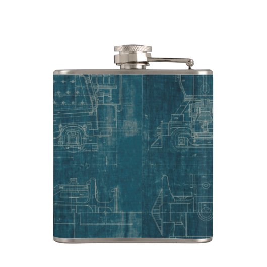 Train Blueprint I Heupfles (Achterkant)