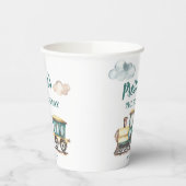 Train Boy 2e Verjaardag Paper Cup Thema Papieren Bekers (Links)