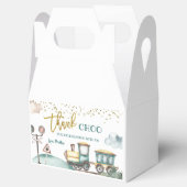 Train Boy Verjaardag Favor Geschenkdozen Bedankdoosjes (Geopend)