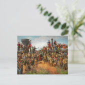 Train - Burgerlijk - De champagne foto 1869 Briefkaart (Staand voorkant)