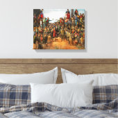 Train - Burgerlijk - De champagne foto 1869 Canvas Afdruk (Insitu (Slaapkamer))