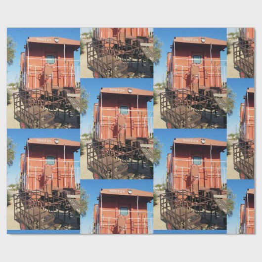 Train Caboose Cadeaupapier (Vlak)