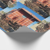 Train Caboose Cadeaupapier (Hoek)