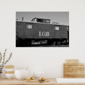 Train Car Foto Poster (Keuken)