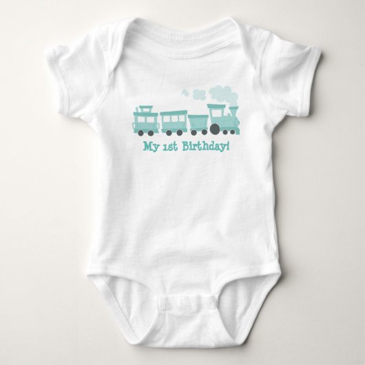 Train Cars Birthday Shirt (Voorkant)