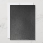 Train Children's Birthday Chalkboard Kaart (Achterkant)