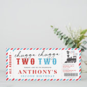 Train Choo Alle aan boord van de dag Kaart (Staand voorkant)