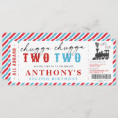 Train Choo Alle aan boord van de dag Kaart (Voorkant / Achterkant)