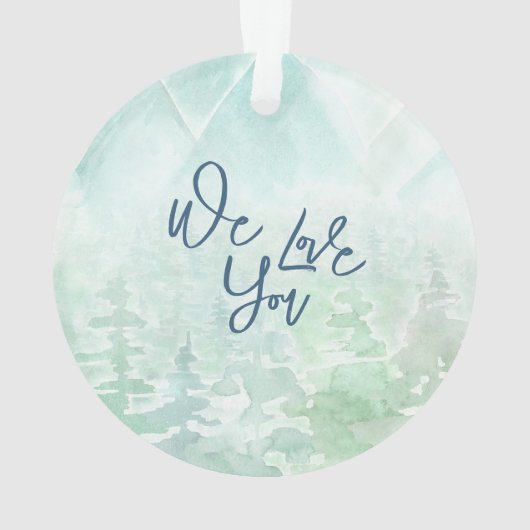 Train Choo Choo All aboard Verjaardagsfoto Ornament (achterkant)