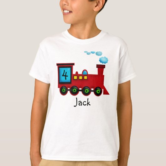 Train ChooChoo Birthday T-Shirt (Voorkant)
