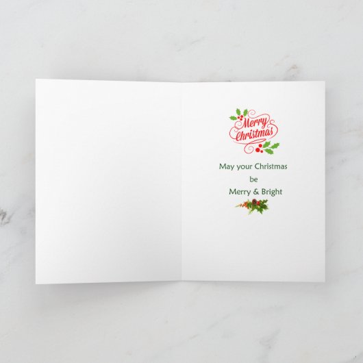 Train Christmas-Kaart Kaart (Binnen)