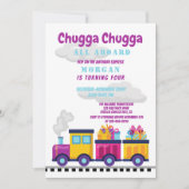 Train Chugga Choo Cartoon Elke Verjaardag Kaart (Voorkant)