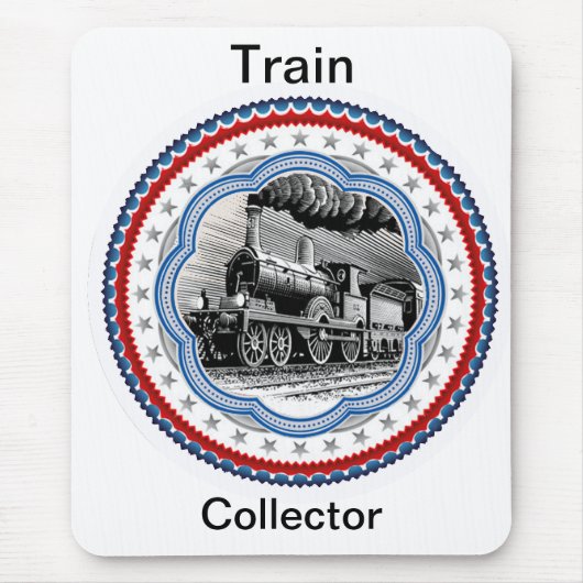 Train Collector Mousepad Muismat (Voorkant)