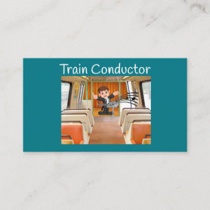 Train Conductor Locomotive Melody door Funnycomb Visitekaartje