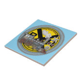 Train Crossing  Tegeltje (Zijkant)