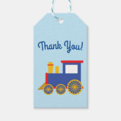 Train Cute Choo-Choo 1st Birthday Party Thema Cadeaulabel (Voorkant)
