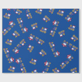 Train Cute Choo-Choo 1st Birthday Party Thema Cadeaupapier (Vlak)