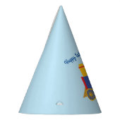 Train Cute Choo-Choo 1st Birthday Party Thema Feesthoedjes (Links)