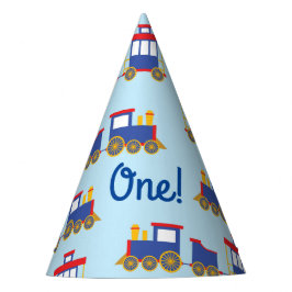 Train Cute Choo-Choo 1st Birthday Party Thema Feesthoedjes