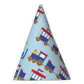 Train Cute Choo-Choo 1st Birthday Party Thema Feesthoedjes (Rechts)