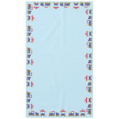 Train Cute Choo-Choo 1st Birthday Party Thema Tafelkleed (Voorkant)