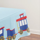 Train Cute Choo-Choo 1st Birthday Party Thema Tafelkleed (Voorbeeld)