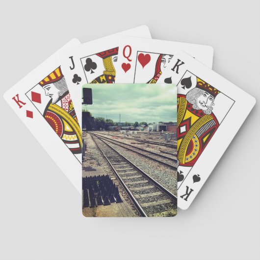 Train depot pokerkaarten (Achterkant)