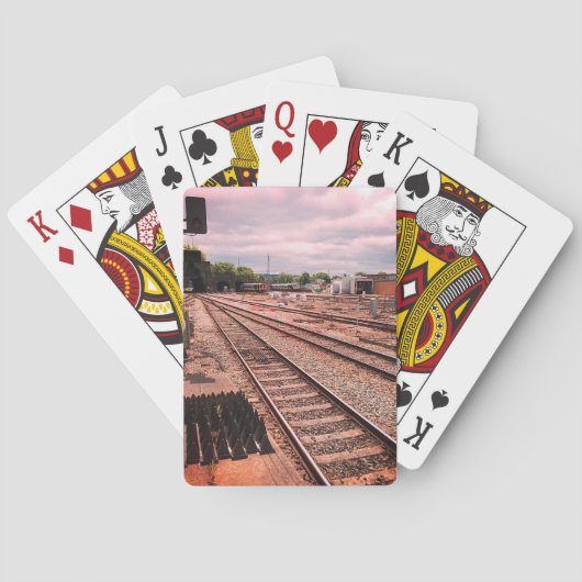 Train depot pokerkaarten (Achterkant)