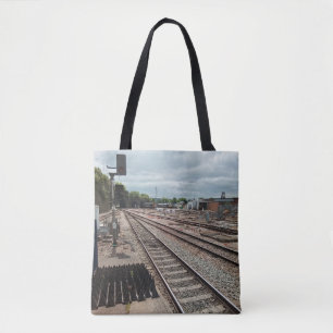 Train depot tote bag