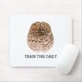 Train deze dag muismat (Met muis)