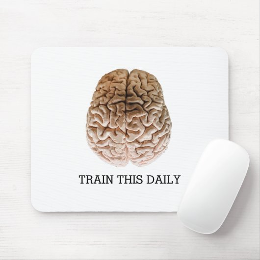 Train deze dag muismat (Met muis)