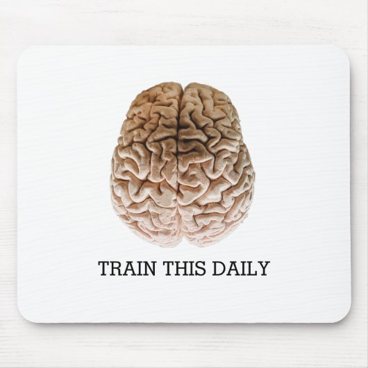 Train deze dag muismat (Voorkant)