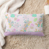 Train Dieren Roze Sierkussen Kussen (Deken)