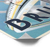 Train door Europa - van de toekomst! Poster (Hoek)