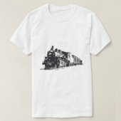 Train Drawing Graphic T-Shirt – Artistieke Sketch (Design voorkant)