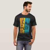 Train Driver Steam Locomotive Conductor on Rails T-shirt (Voorkant volledig)