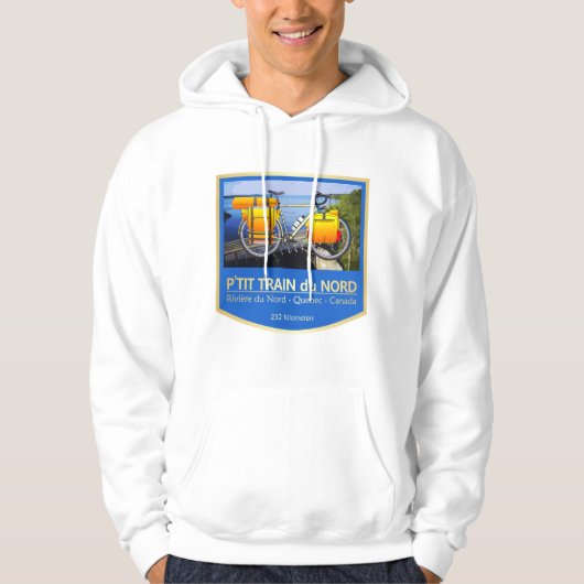 Train du Nord (fiets2) Hoodie (Voorkant)