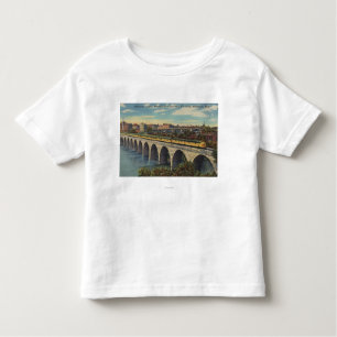 Train- en oversteekbrug kinder shirts