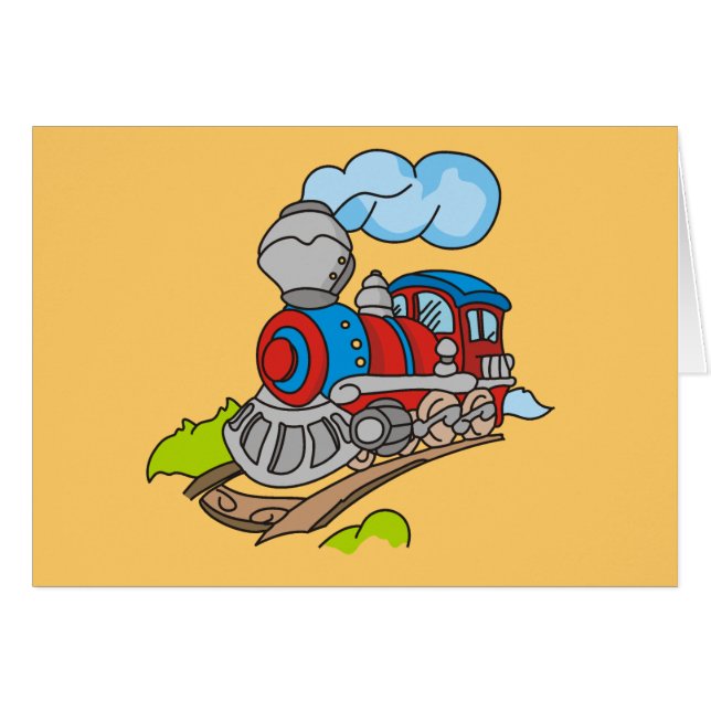 Train- en rode roodhemden en cadeautjes (Voorkant Horizontaal)