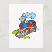 Train- en rode roodhemden en cadeautjes briefkaart (Voorkant)